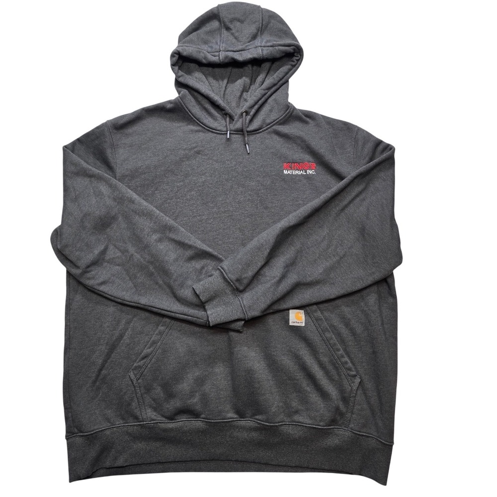 Carhartt Rain Defender Hoodie Kings Material Logo Grey Mens 2XL‎